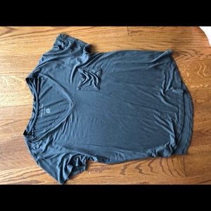Olive green soft & sexy AE v-neck t shirt